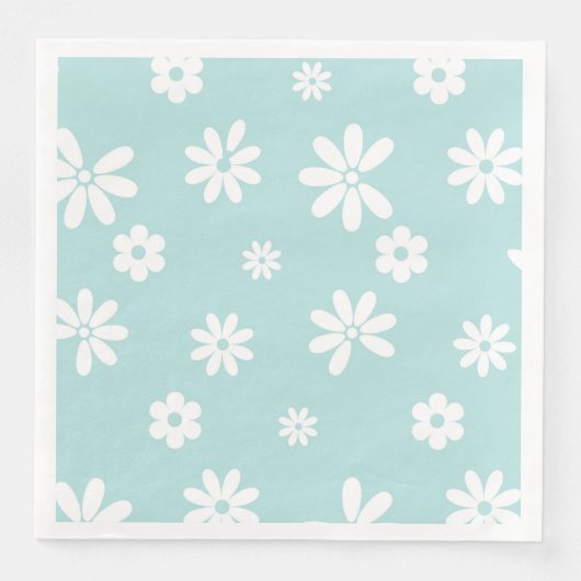 Bloemen en benzine 10 servet (Voorkant)