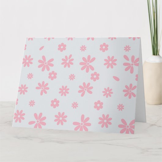 Bloemen en benzine 12 bedankkaart (Voorkant)