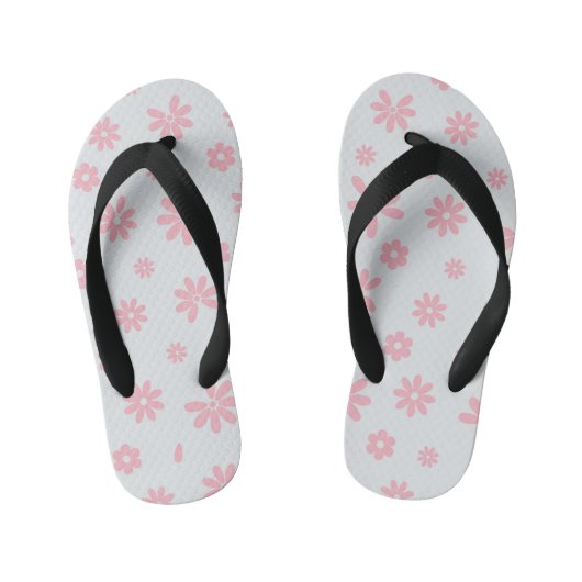 Bloemen en benzine 12 kinder teenslippers (Voetbed)