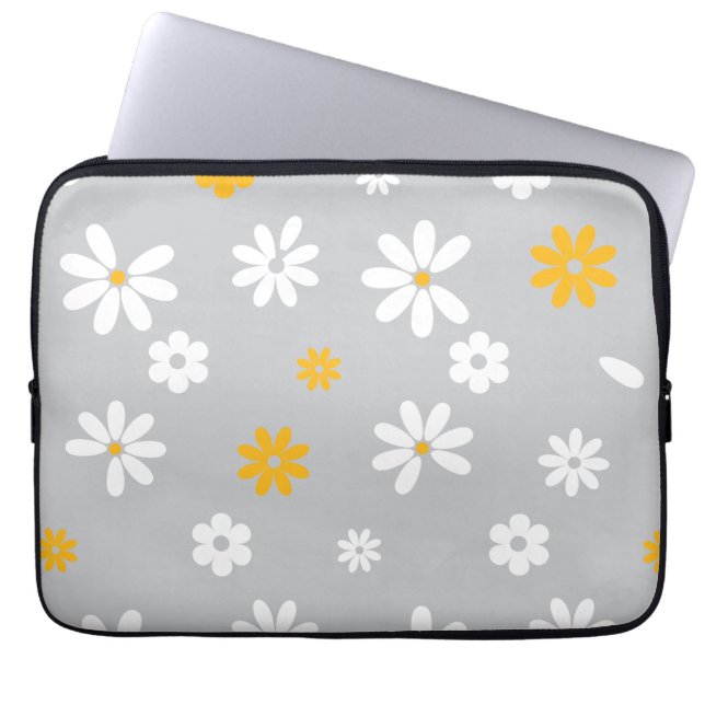 Bloemen en benzine 16 laptop sleeve (Voorkant)