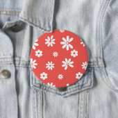 Bloemen en benzine 1 ronde button 4,0 cm (In situ)