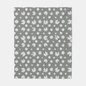 Bloemen en benzine 2 fleece deken (Voorkant)