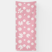 Bloemen en benzine 3 spandoek (Verticaal)