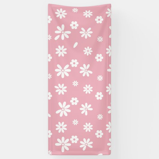 Bloemen en benzine 3 spandoek (Verticaal)