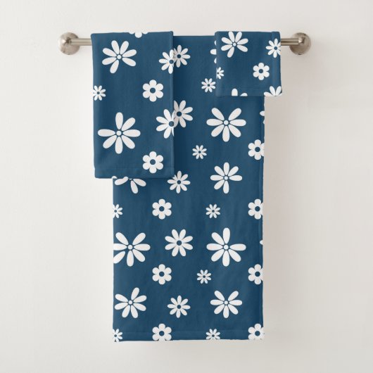 Bloemen en benzine 4 bad handdoek (Insitu)