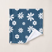 Bloemen en benzine 4 bad handdoek (Wasdoekje)