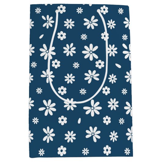 Bloemen en benzine 4 medium cadeauzakje (Voorkant)