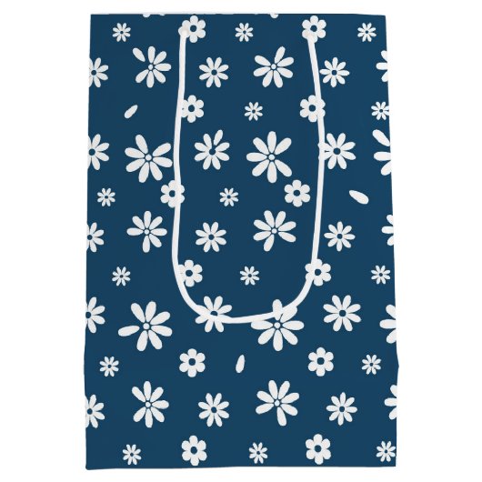 Bloemen en benzine 4 medium cadeauzakje (Achterkant)