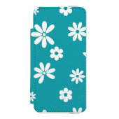 Bloemen en benzine 5 incipio iPhone portemonnee hoesje (Voorkant Agenda)