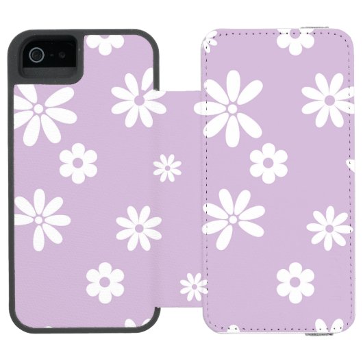 Bloemen en benzine 9 incipio iPhone portemonnee hoesje (Agenda Open)