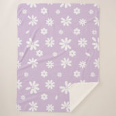 Bloemen en benzine 9 sherpa deken (Voorkant)