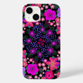 Bloemen en Berries schitterend Case-Mate iPhone Case (Achterkant)