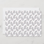 Bloemen en bessen bruiloft uitnodiging (Achterkant)