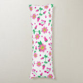 Bloemen en bessen lichaamskussen (Voorkant Verticaal)