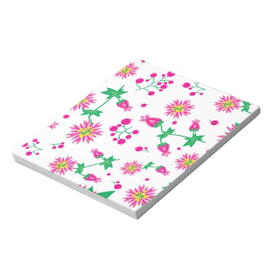 Bloemen en bessen notitieblok (Linkerzijde)