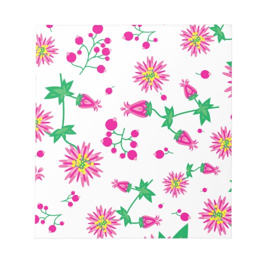 Bloemen en bessen notitieblok (Voorkant)