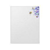 Bloemen en bietenlentemap notitieblok (Linkerzijde)