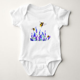 Bloemen en Bijen Baby Bodysuit