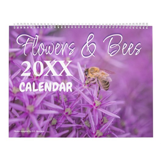 Bloemen en Bijen Bloemen Natuur 2025 Kalender (Hoes)