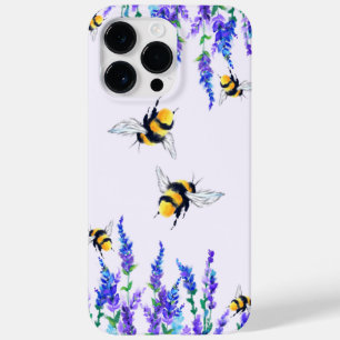 Bloemen en bijen die lente vliegen Case-Mate iPhone 14 pro max hoesje