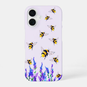 Bloemen en Bijen iPhone Case iPhone 16 Hoesje