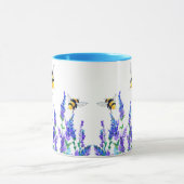 Bloemen en bijen Koffie Mok (Midden)
