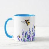 Bloemen en bijen Koffie Mok (Links)