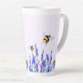 Bloemen en bijen Latte Mok Spring Joy (Rechterhoek)
