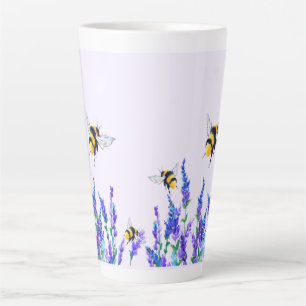 Bloemen en bijen Latte Mok Spring Joy