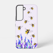 Bloemen en bijen Samsung Galaxy Hoesje (Achterkant)