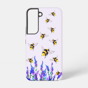 Bloemen en bijen Samsung Galaxy Hoesje
