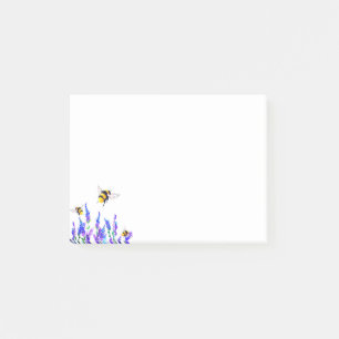Bloemen en bijen Sticky Notes Spring
