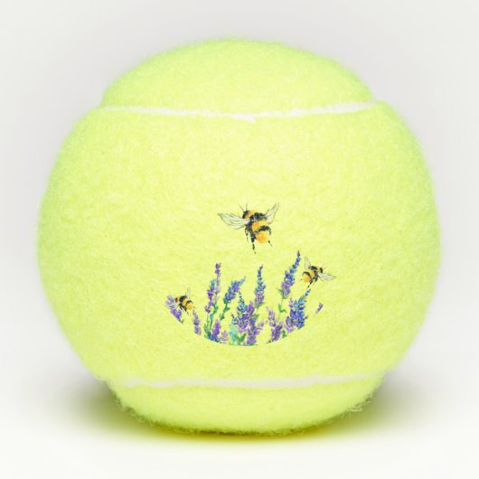 Bloemen en Bijen Tennisballen (Voorkant)