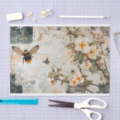 Bloemen en bijen tissuepapier (Craft)