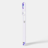 Bloemen en bijen vliegen iPhone Case (Achterkant / Links)