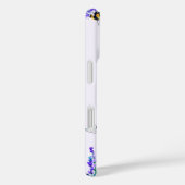 Bloemen en bijen vliegen iPhone Case (Achterkant / Rechts)