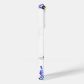 Bloemen en bijen vliegen iPhone Case Spring (Achterkant / Rechts)