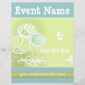 Bloemen en bijenflyer flyer (Achterkant)