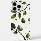 Bloemen en bladeren Case-Mate iPhone case (Achterkant)