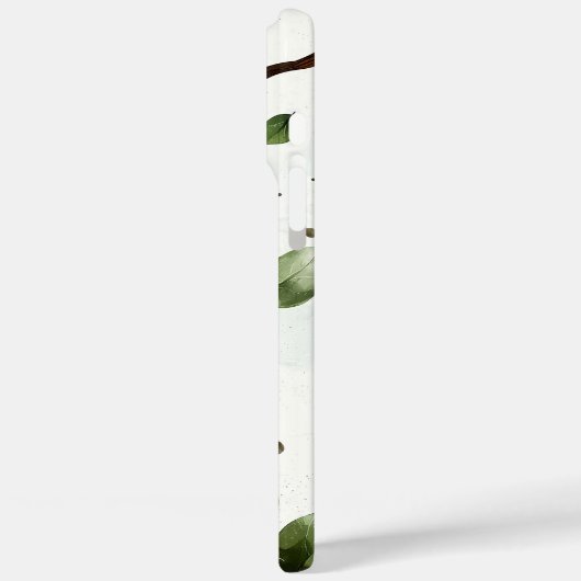 Bloemen en bladeren Case-Mate iPhone case (Achterkant / Links)