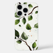 Bloemen en bladeren Case-Mate iPhone case (Achterkant)