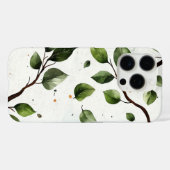 Bloemen en bladeren Case-Mate iPhone case (Achterkant (horizontaal))