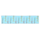 Bloemen en bladeren Decoratieve boomtakken Korte Tafelloper (Horizontaal)