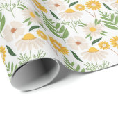 Bloemen en bladeren Inpakpapier (Rol Hoek)