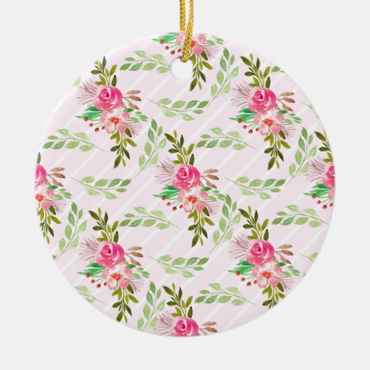 Bloemen en bladeren keramische decoratie (Voorkant)