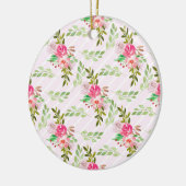 Bloemen en bladeren keramische decoratie (Links)