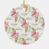 Bloemen en bladeren keramische decoratie (Achterkant)