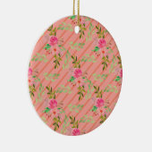 Bloemen en bladeren keramische decoratie (Rechts)