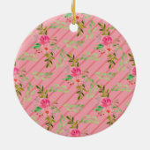 Bloemen en bladeren keramische decoratie (Achterkant)