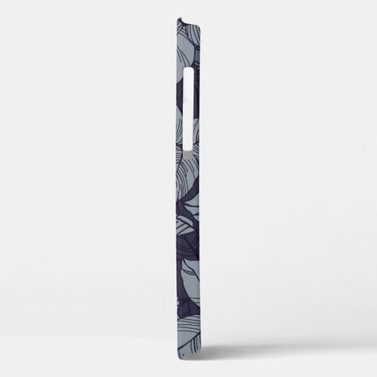 Bloemen en bladeren patronpatroon, tropisch, abstr Case-Mate iPhone case (Achterkant / Links)